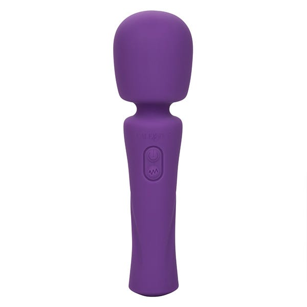 Stella Liquid Silicone Massager Purple Wand Vibrator