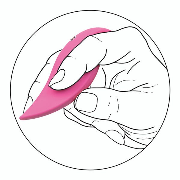 LuvMor Foreplay Vibrator with Crystal Control Button