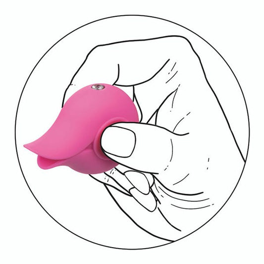 LuvMor Kisses Vibrator with Crystal Control Button