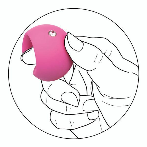 LuvMor Os Vibrator with Crystal Control Button