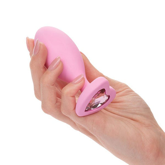 First Time Crystal Booty Duo Silicone Butt Plug Set