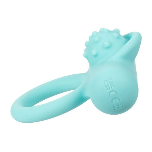 CalExotics Silicone Rechargeable Nubby Lovers Delight Vibrating Penis Ring