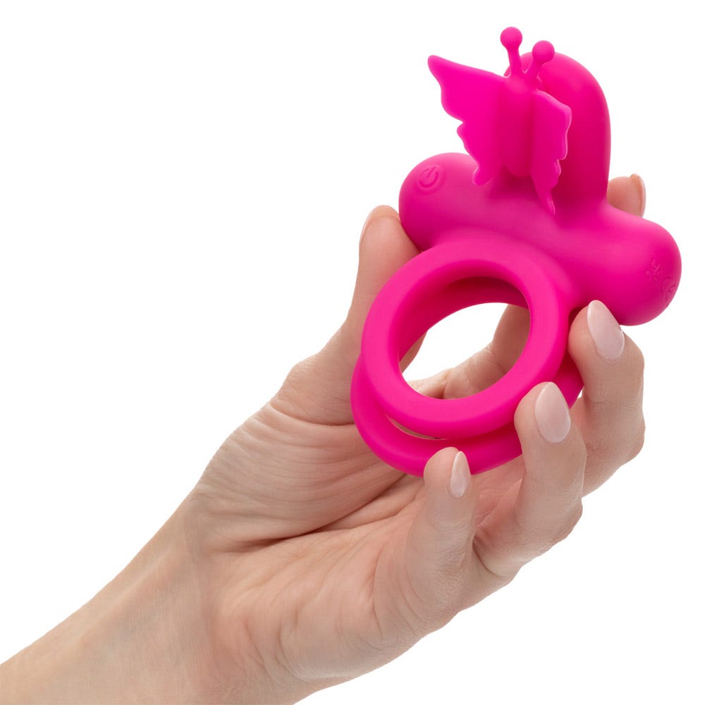 Calexotics Rechargeable Butterfly Dual Enhancer Ring