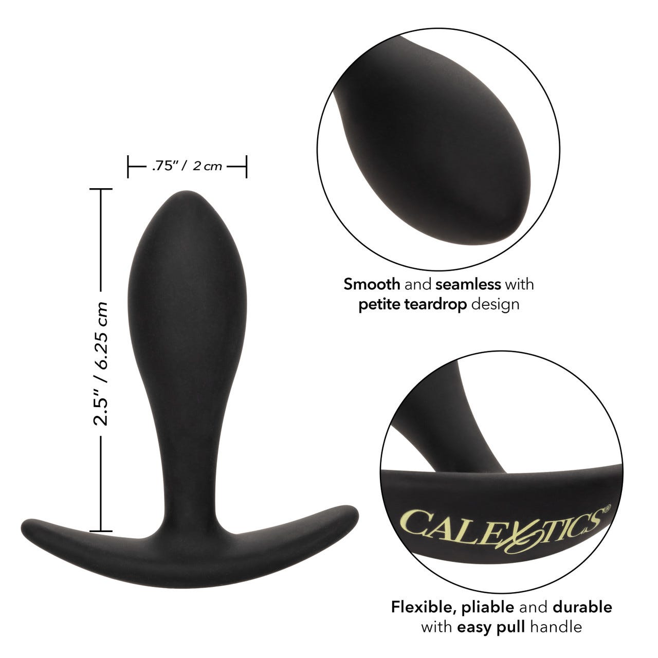CalExotics Boundless Teardrop Anal Plug