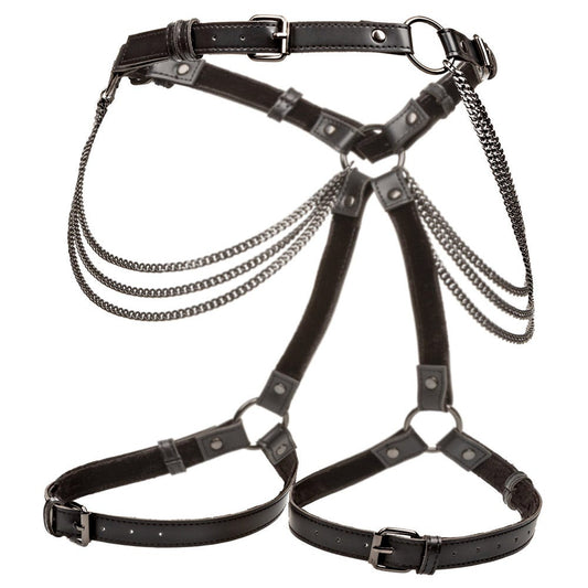 CalExotics Euphoria Collection Multi Chain Thigh Harness