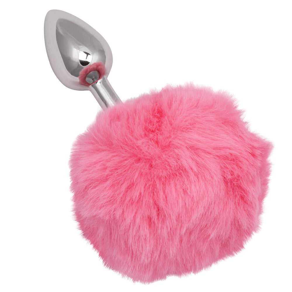 CalExotics Running Wild Pink Bunny Tail Butt Plug