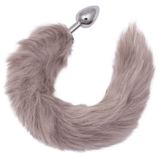 CalExotics Running Wild Grey Tail Butt Plug