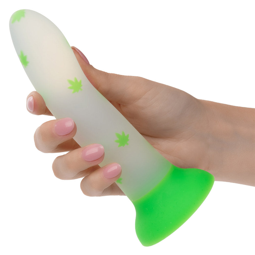 CalExotics Glow Stick Glow-in-the-Dark Leaf Dildo