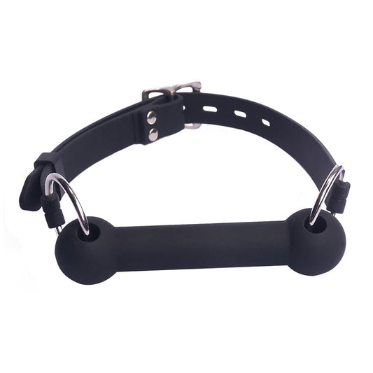 Love in Leather Silicone Bit Gag