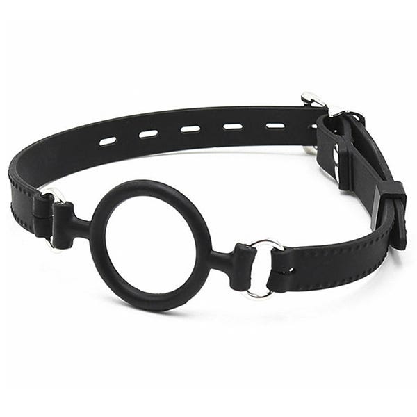 Love In Leather Silicone O-Ring Mouth Gag
