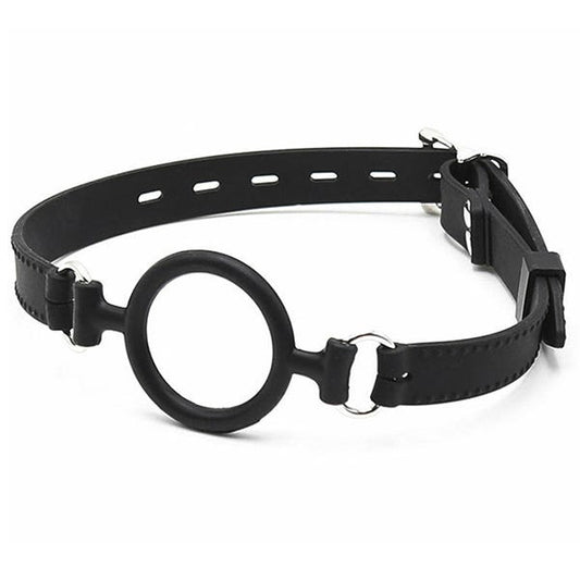 Love In Leather Silicone O-Ring Mouth Gag