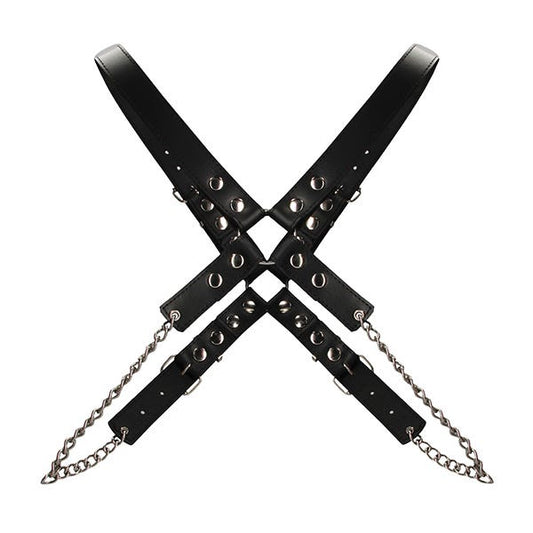 Ouch Chain Harness OS Black