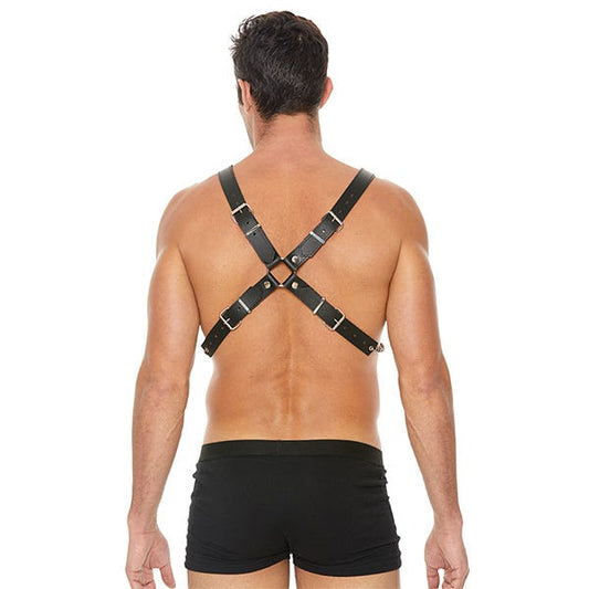 Ouch Chain Harness OS Black