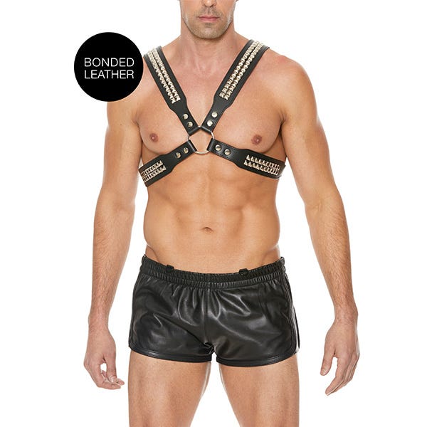 Ouch Pyramid Stud Body Harness