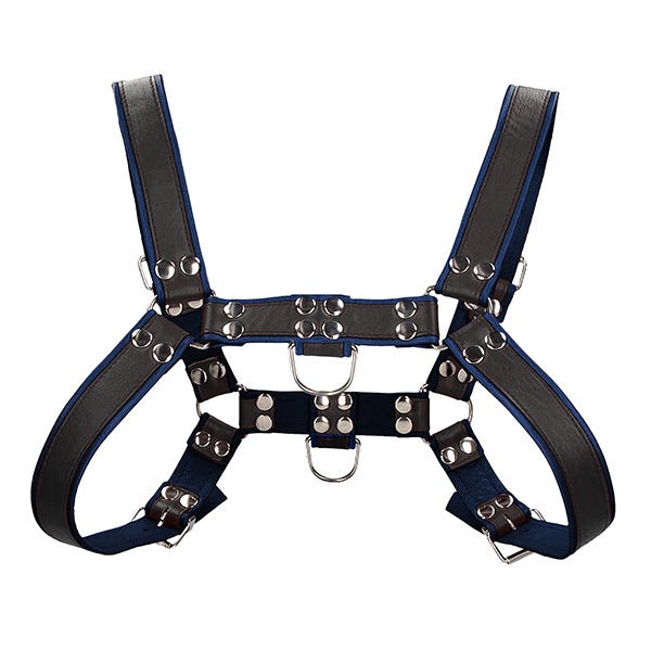 Ouch Chest Bonded Leather Bulldog Harness