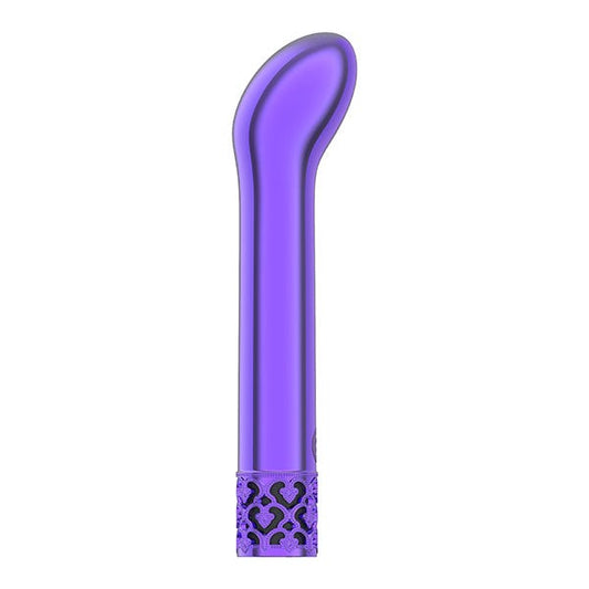 Royal Gems Jewel Rechargeable G-Spot Vibrator - Purple