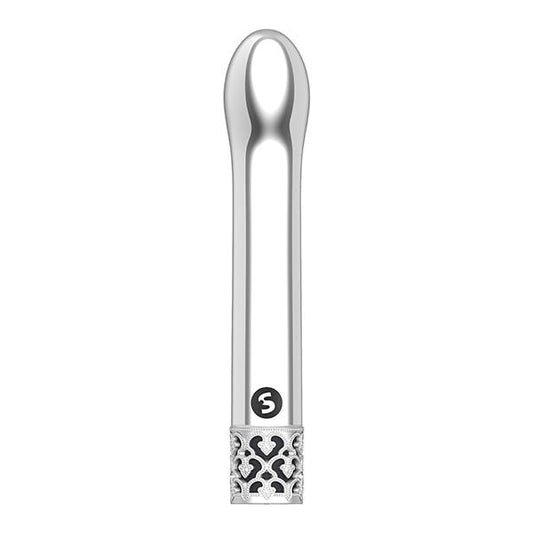 Royal Gems Jewel Rechargeable G-Spot Vibrator - Silver