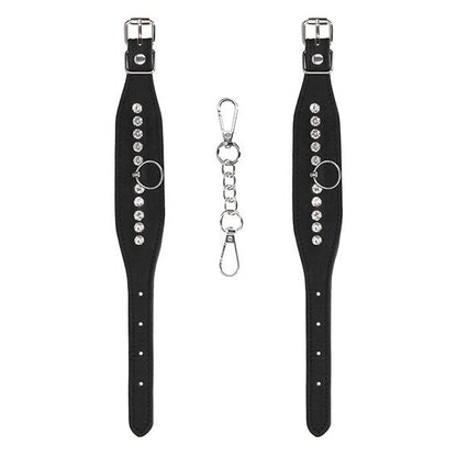 Ouch! Diamond Studded Wrist Cuffs