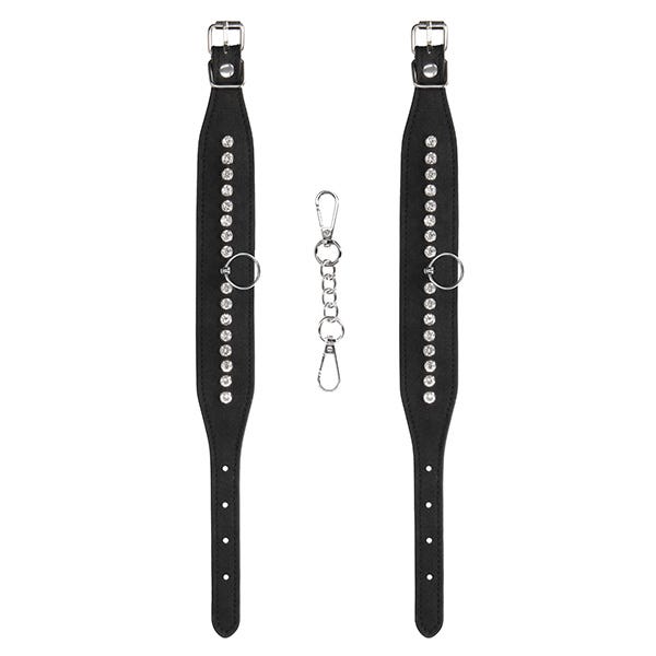 Ouch! Diamond Studded Ankle Cuffs