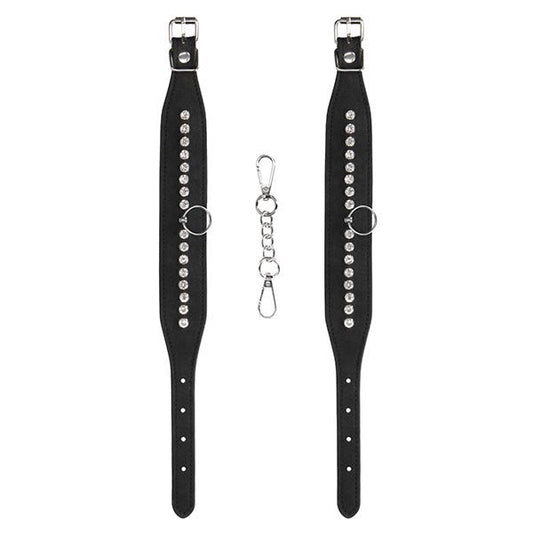 Ouch! Diamond Studded Ankle Cuffs