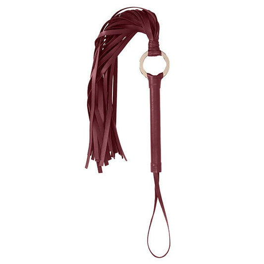 Ouch Halo Leather-Look Ring Flogger