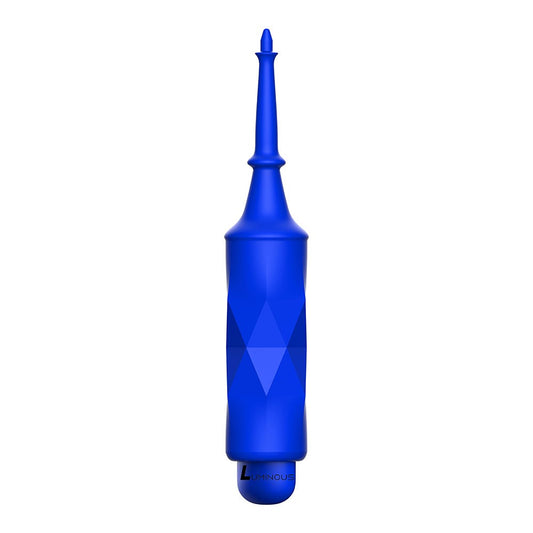 Luminous Circe Ultra Soft Silicone 10-Speed Tickler Tip Bullet Vibrator - Blue