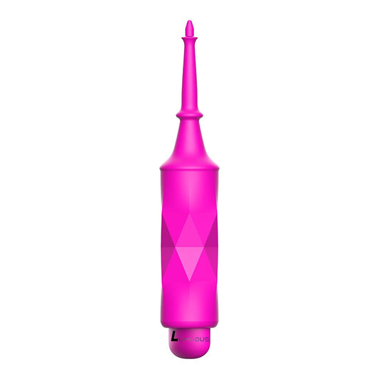 Luminous Circe Ultra Soft Silicone 10-Speed Tickler Tip Bullet Vibrator - Fuchsia