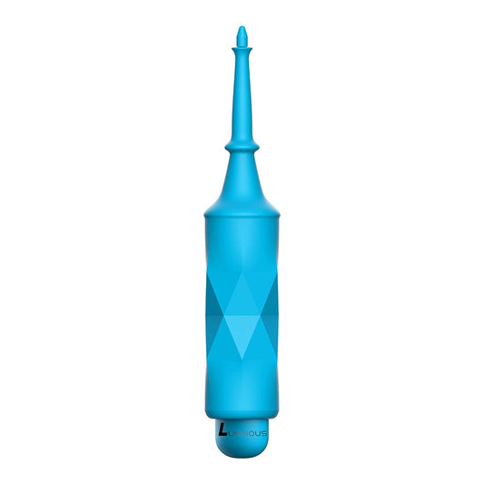 Luminous Circe Ultra Soft Silicone 10-Speed Tickler Tip Bullet Vibrator - Turquoise