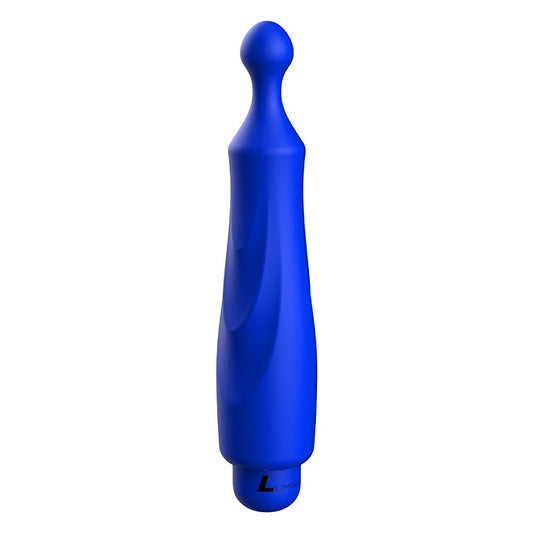 Luminous Dido Ultra Soft Silicone 10-Speed Round Tip Bullet Vibrator - Blue