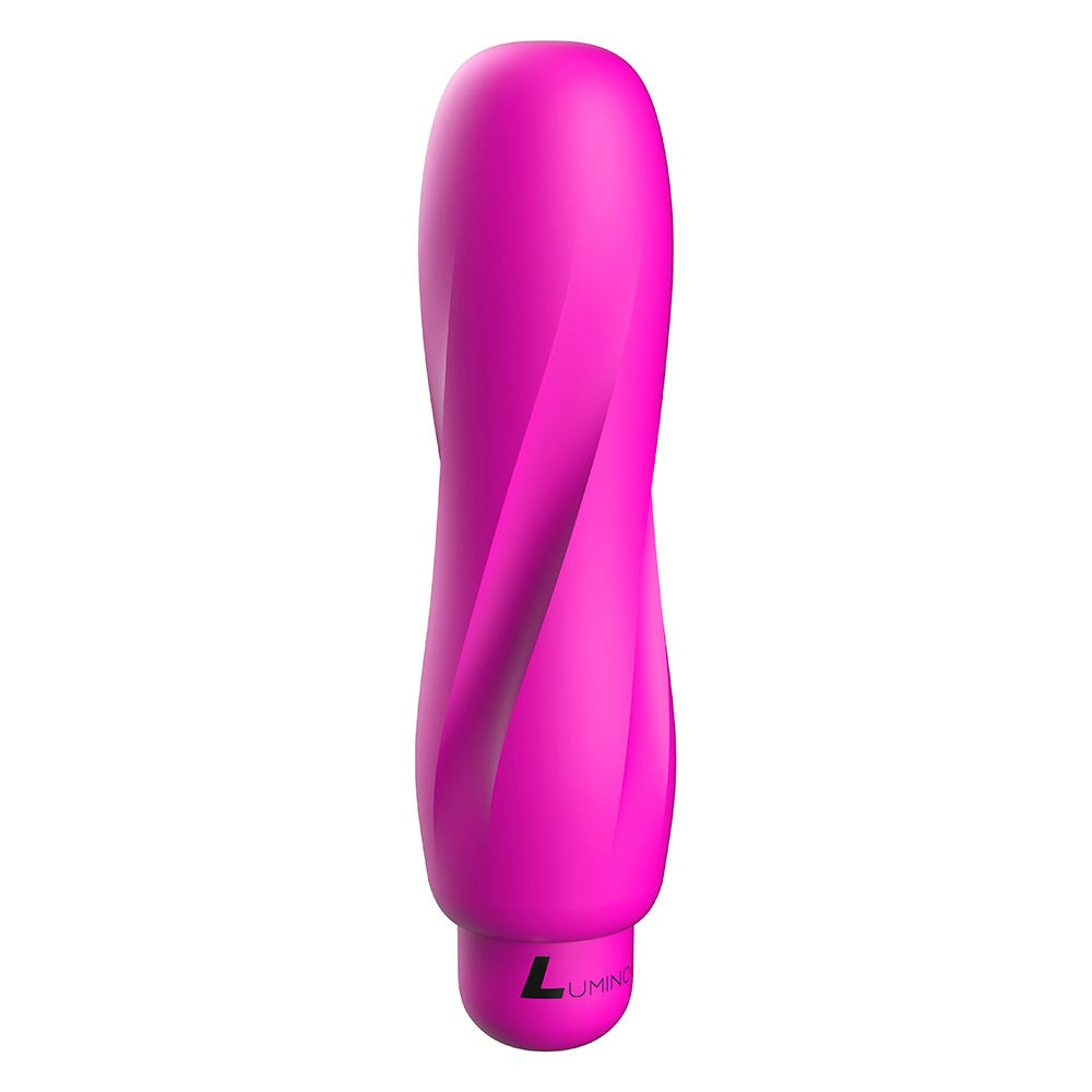Luminous Ella Ultra Soft Silicone 10-Speed Round Tip Bullet Vibrator - Fuchsia
