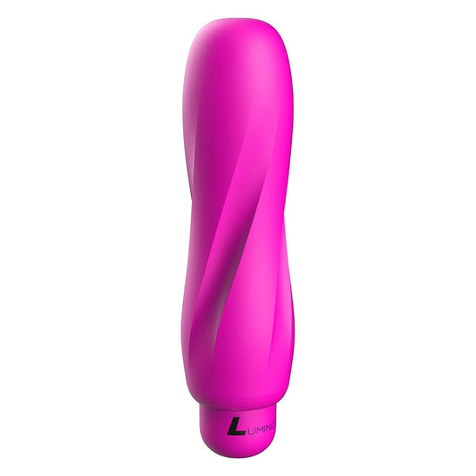 Luminous Ella Ultra Soft Silicone 10-Speed Round Tip Bullet Vibrator - Fuchsia