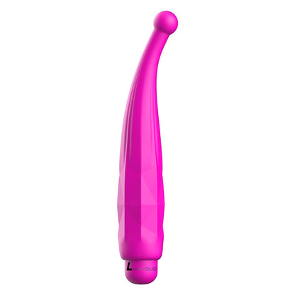 Luminous Lyra Ultra Soft Silicone 10-Speed Round Tip Bullet Vibrator - Fuchsia