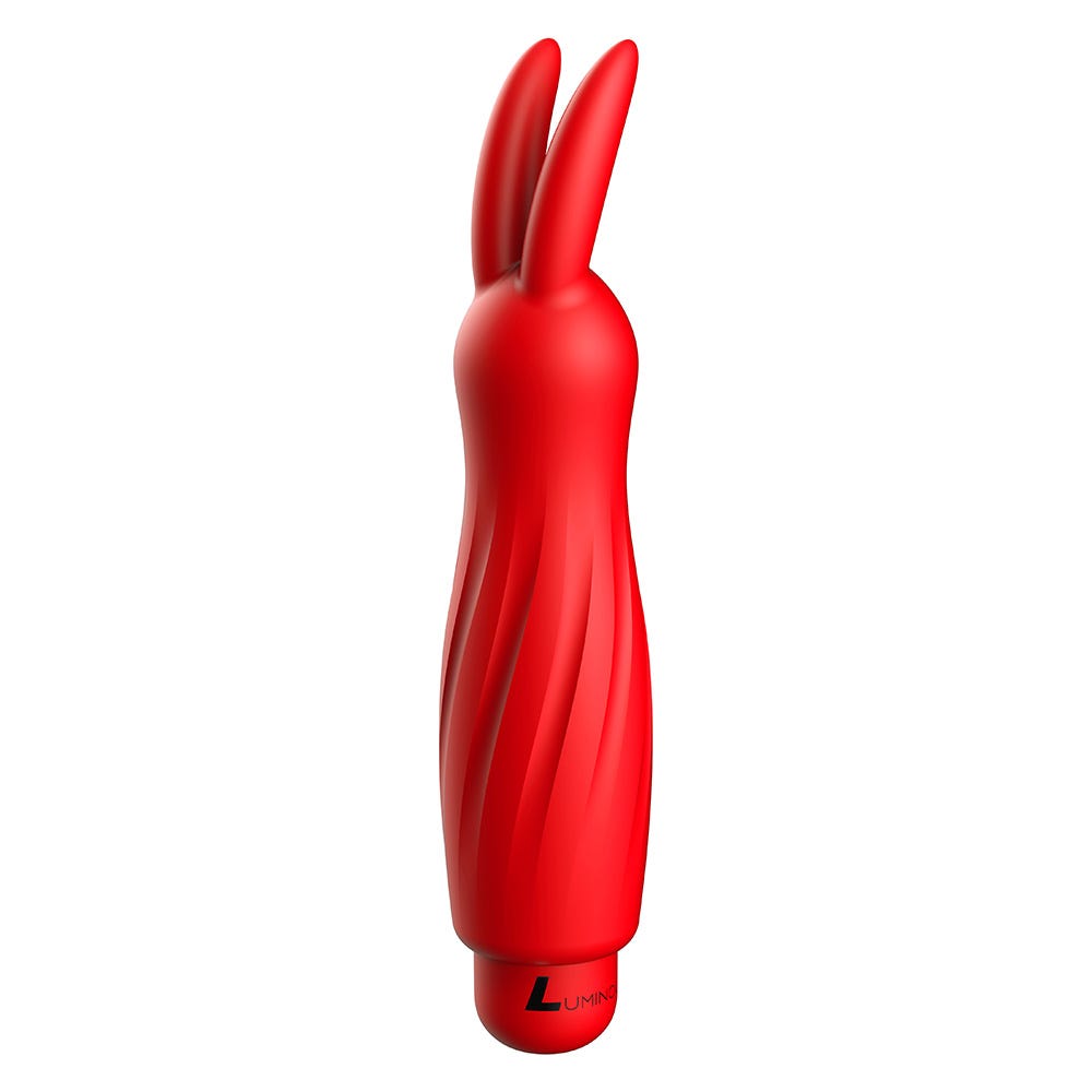 Luminous Sofia Ultra Soft Silicone 10-Speed Bunny Bullet Vibrator - Red