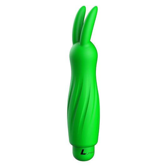 Luminous Sofia Ultra Soft Silicone 10-Speed Bunny Bullet Vibrator - Green