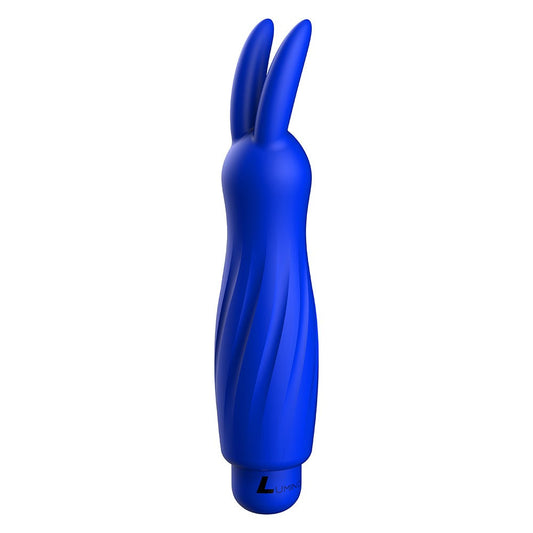 Luminous Sofia Ultra Soft Silicone 10-Speed Bunny Bullet Vibrator - Blue
