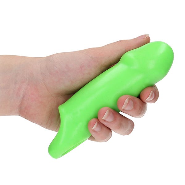 Ouch! Glow In the Dark Thick Stretch Penis Sleeve