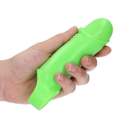Ouch! Glow In the Dark Smooth Thick Stretchy Penis Sleeve