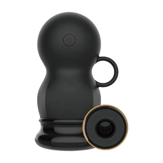 LaViva Jack Hammer Black Vibrating Male Masturbator