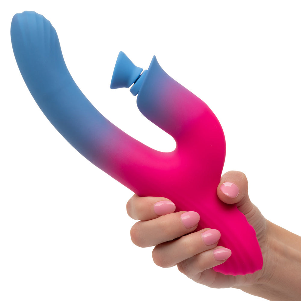 CalExotics Elation Dual Stimulator with Suction Rabbit Vibrator