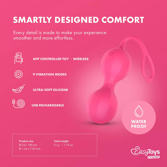 EasyToys App Controlled Stella Vibrating Kegel Balls
