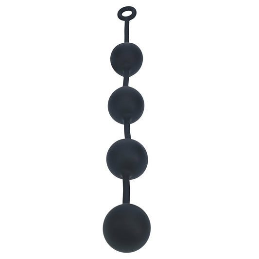 Shots LEVELZ Round Silicone Anal Beads - XXL