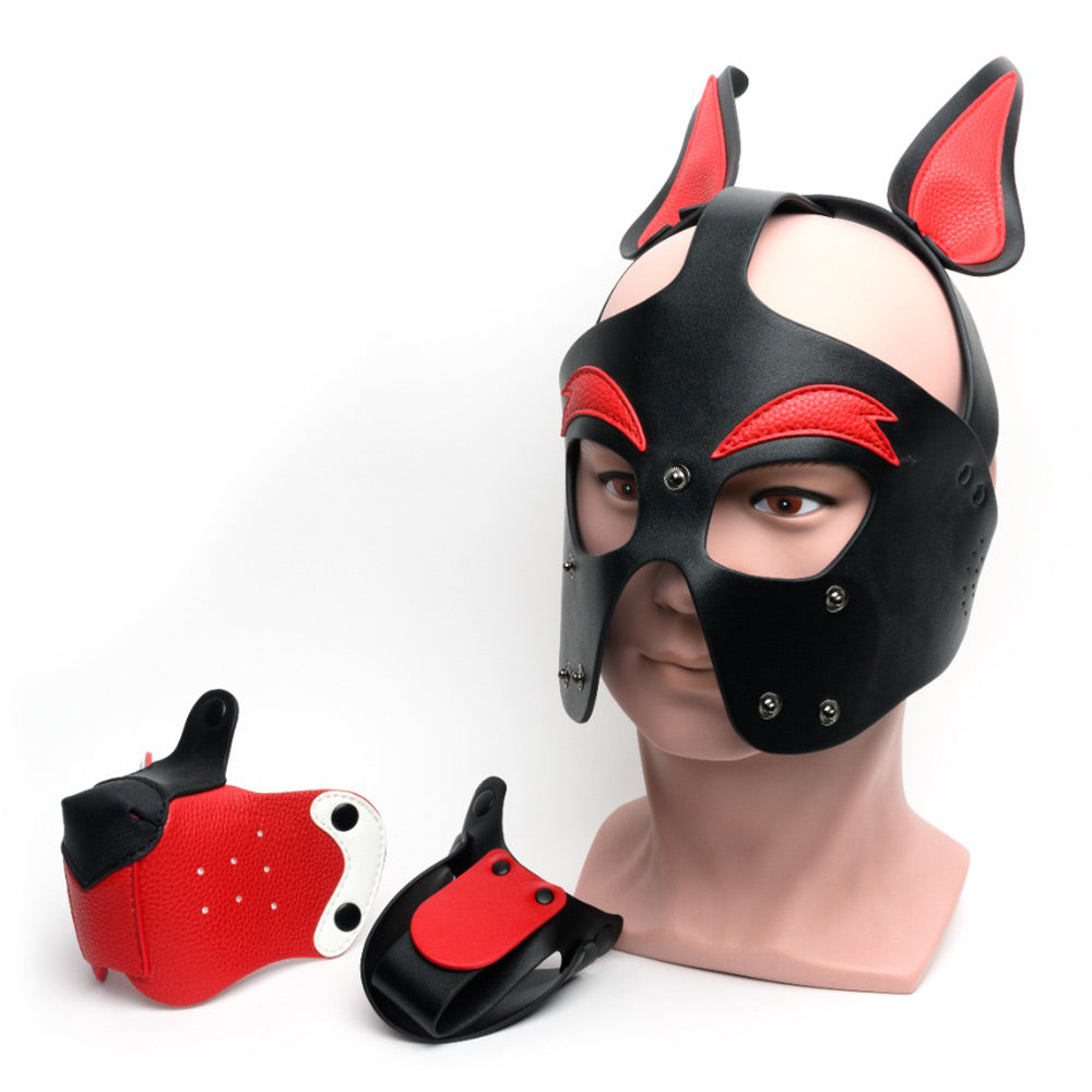 665 Bondage Playful Pup Hood