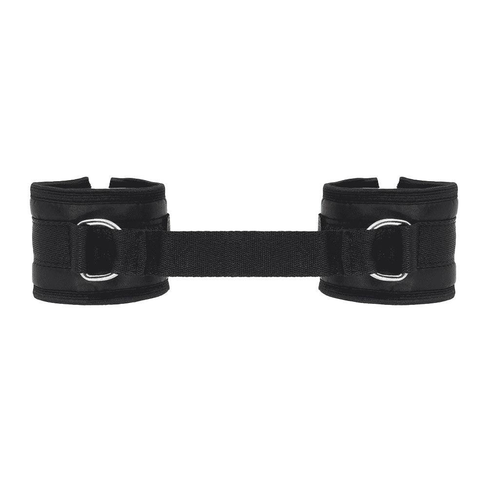 Love in Leather Satin Wrist Restraints