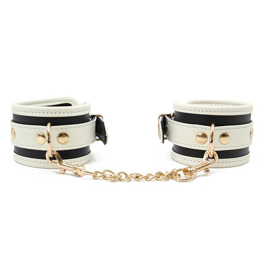 Love In Leather Glow In The Dark Wrist Cuffs