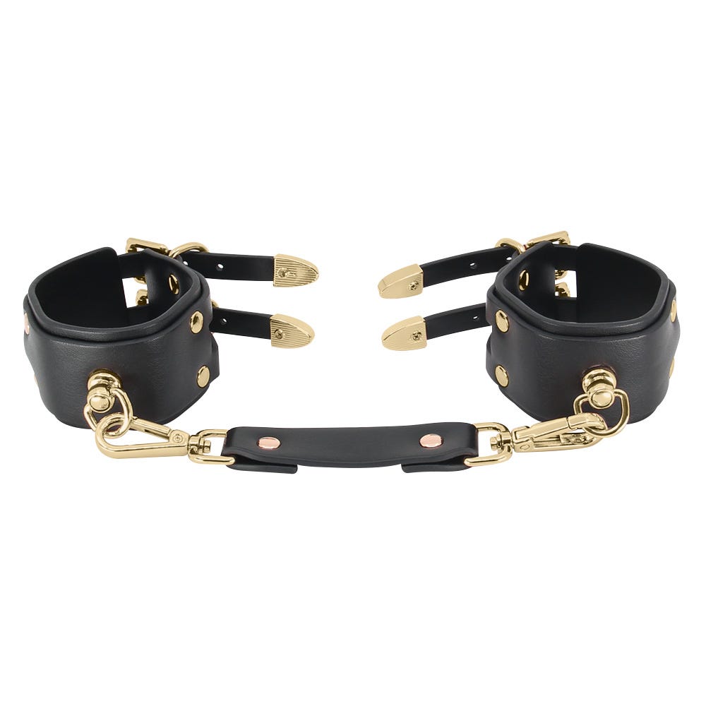 Love In Leather Double Strap Cuffs