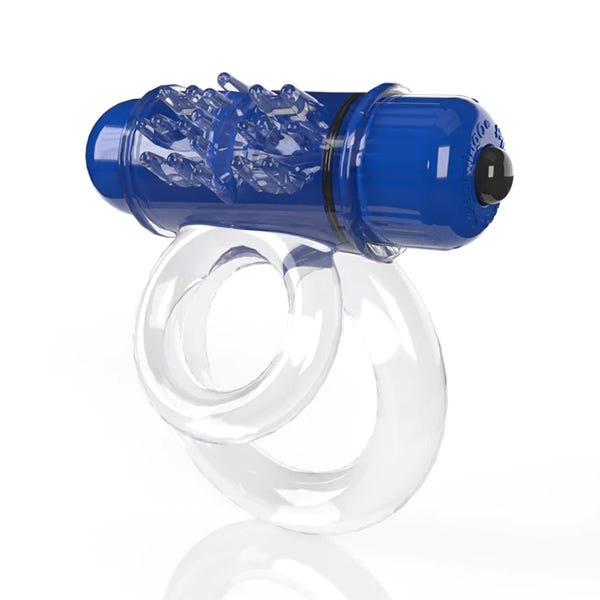 Screaming O - 4B Double O Vibrating Bullet Dual Cock Ring
