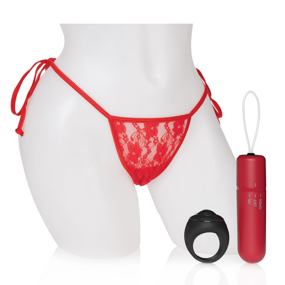 Screaming O - 4T Panty Vibe - Red