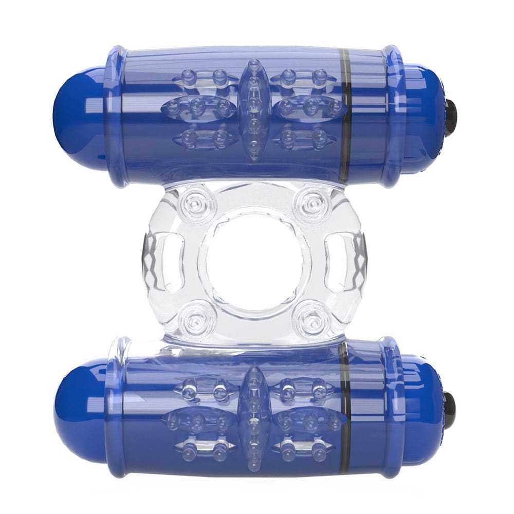 Screaming O 4T Double Wammy Vibrating Couples Cock Ring