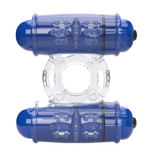 Screaming O 4T Double Wammy Vibrating Couples Cock Ring