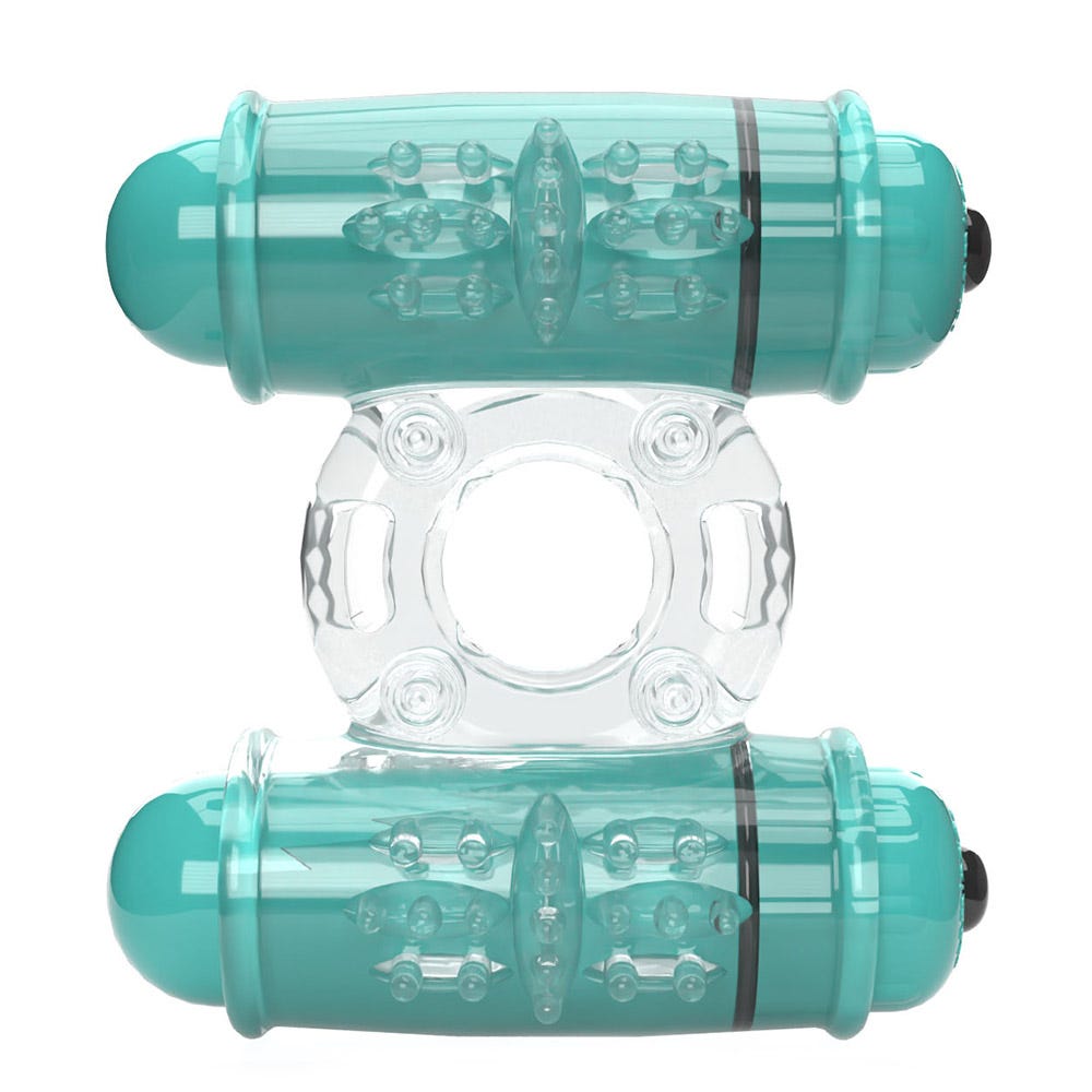 Screaming O 4T Double Wammy Vibrating Couples Cock Ring